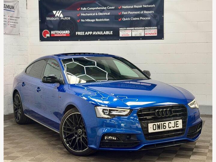 Audi A5 2.0 TFSI Black Edition Plus Sportback S Tronic Quattro Euro 6 (s/s) 5dr