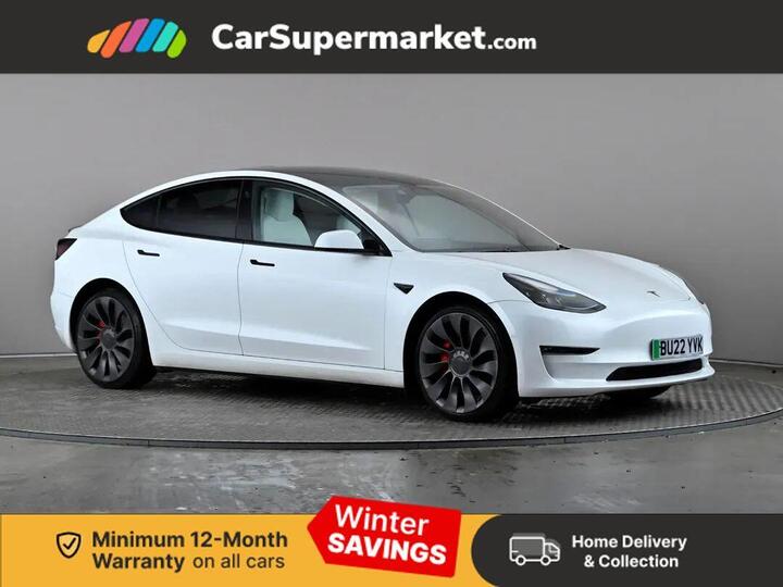 Tesla Model 3 (Dual Motor) Performance Auto 4WDE 4dr (Performance Upgrade) Tesla Model 3 (Dual Motor) Performance Auto 4WDE 4dr (Performance Upgrade)