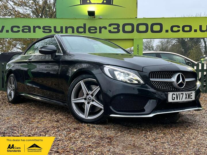 Mercedes-Benz C-CLASS 2.1 C250d AMG Line (Premium Plus) Cabriolet G-Tronic+ Euro 6 (s/s) 2dr Mercedes-Benz C-CLASS 2.1 C250d AMG Line (Premium Plus) Cabriolet G-Tronic+ Euro 6 (s/s) 2dr