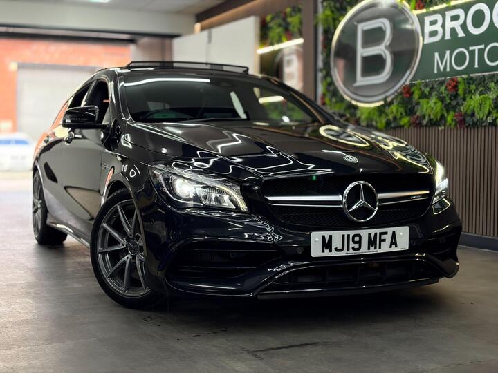 Mercedes-Benz CLA 2.0 CLA45 AMG Night Edition (Plus) Shooting Brake SpdS DCT 4MATIC Euro 6 (s/s) 5dr Mercedes-Benz CLA 2.0 CLA45 AMG Night Edition (Plus) Shooting Brake SpdS DCT 4MATIC Euro 6 (s/s) 5dr
