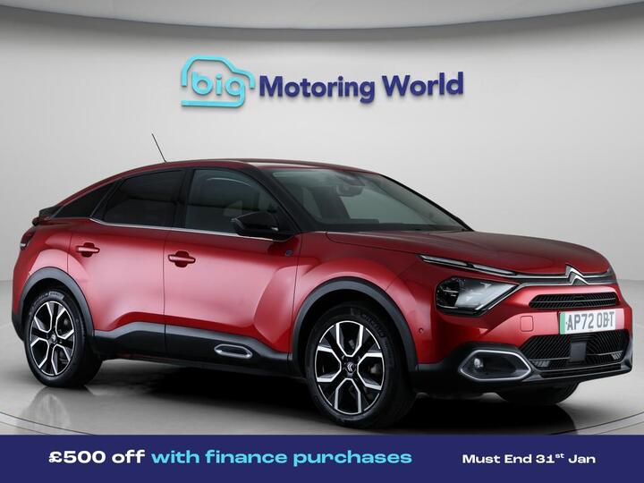 Citroen E-C4 50kWh Shine Plus Auto 5dr (7.4kW Charger)