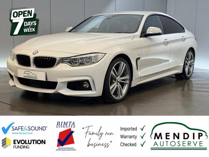 BMW 4 Series Gran Coupe 2.0 420i M Sport Hatchback 5dr Petrol Auto Euro 6 (s/s) (184 Ps)
