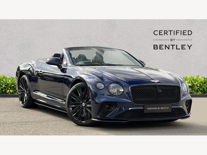 Bentley Continental 6.0 W12 GTC Speed Auto 4WD Euro 6 2dr Bentley Continental 6.0 W12 GTC Speed Auto 4WD Euro 6 2dr