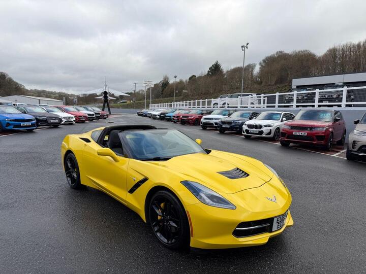 Chevrolet CORVETTE C7 TARGA 6.2 V8 Auto Coupe Torch Yellow / Black / 24,000 Miles