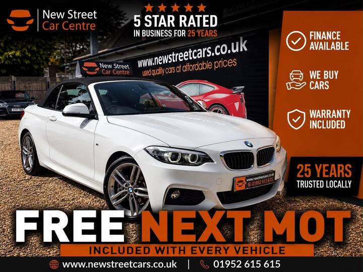 BMW 2 Series 1.5 218i M Sport Euro 6 (s/s) 2dr