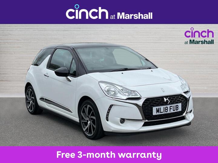 DS AUTOMOBILES DS 3 1.2 PureTech Connected Chic Euro 6 3dr DS AUTOMOBILES DS 3 1.2 PureTech Connected Chic Euro 6 3dr