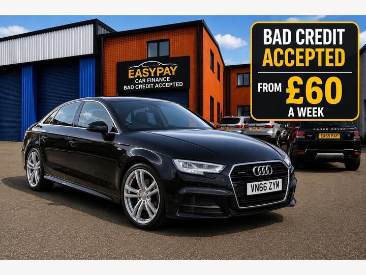 Audi A3 2.0 TDI S Line S Tronic Auto 6Spd Quattro Euro 6 (s/s) 4dr
