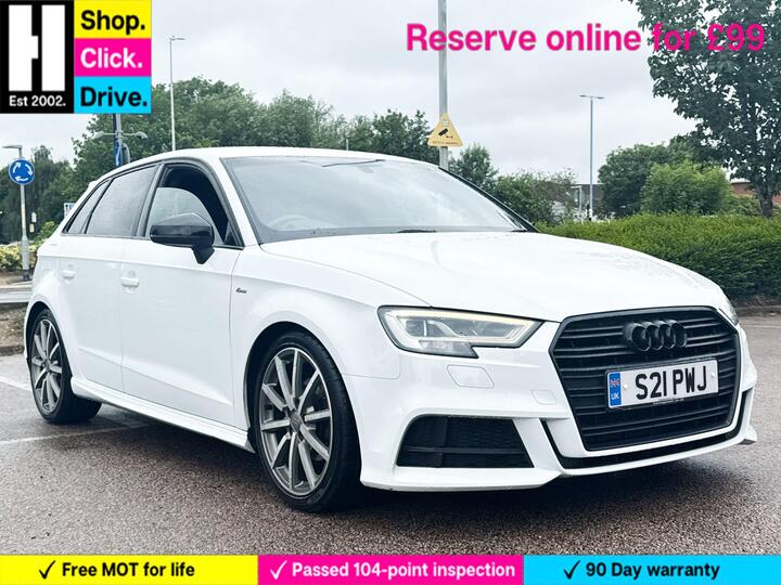 Audi A3 1.4 TFSI CoD Black Edition Sportback S Tronic Euro 6 (s/s) 5dr