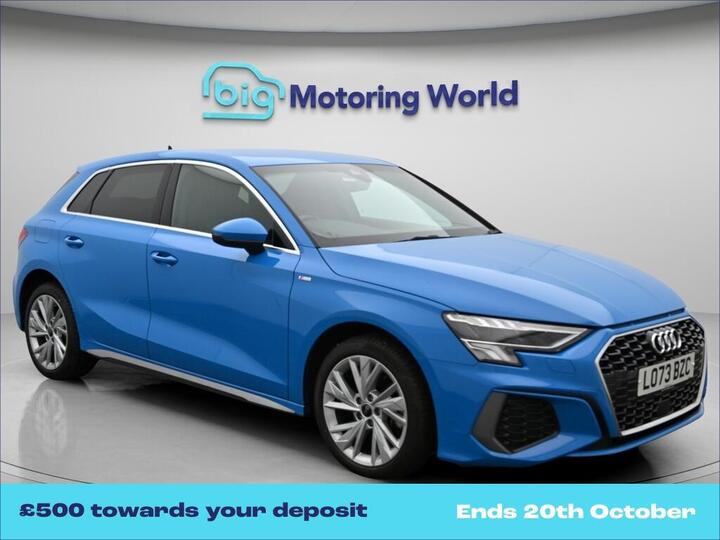 Audi A3 1.4 TFSIe 40 S Line Sportback S Tronic Euro 6 (s/s) 5dr 13kWh