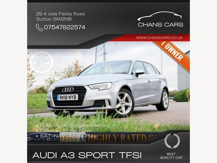 Audi A3 1.5 TFSI CoD Sport Sportback Euro 6 (s/s) 5dr