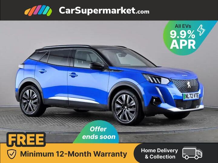 Peugeot 2008 50kWh GT Premium Auto 5dr (7kW Charger) Peugeot 2008 50kWh GT Premium Auto 5dr (7kW Charger)