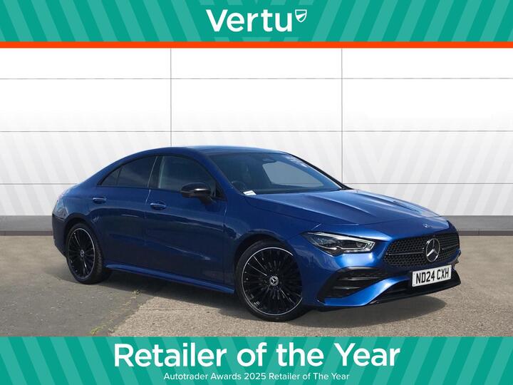 Mercedes-Benz CLA 1.3 CLA180h MHEV AMG Line (Premium Plus) Coupe 7G-DCT Euro 6 (s/s) 4dr Mercedes-Benz CLA 1.3 CLA180h MHEV AMG Line (Premium Plus) Coupe 7G-DCT Euro 6 (s/s) 4dr