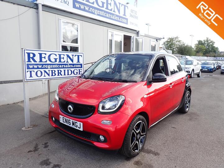 Smart Forfour 0.9T Prime (Premium Plus) Twinamic Euro 6 (s/s) 5dr