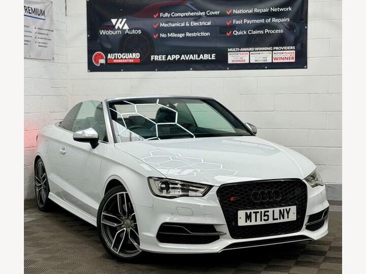 Audi S3 2.0 TFSI Cabriolet S Tronic Quattro Euro 6 (s/s) 2dr