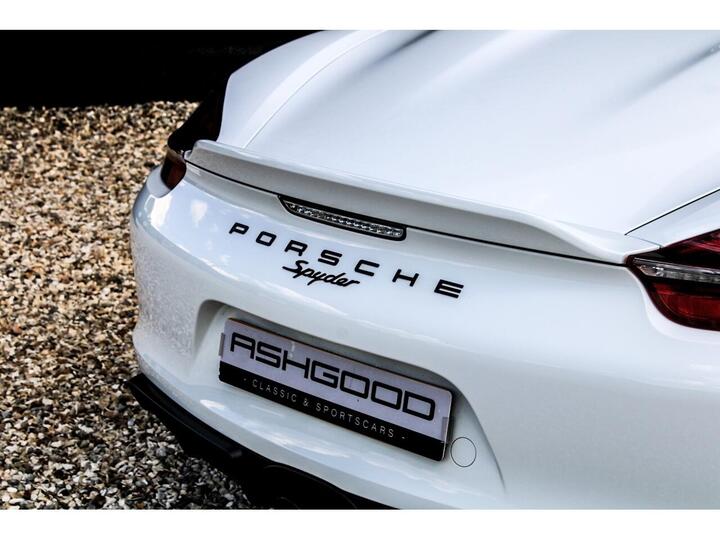 Porsche Boxster 3.8 981 Spyder Euro 6 (s/s) 2dr
