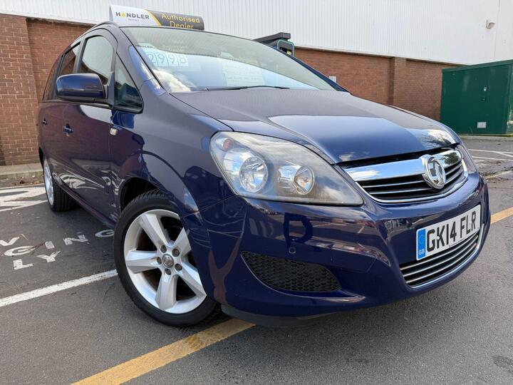 Vauxhall Zafira 1.8 16V Exclusiv Euro 5 5dr