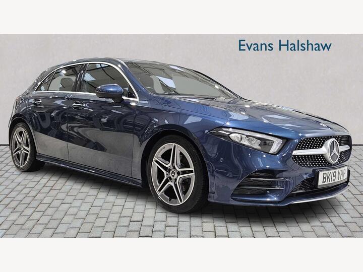 Mercedes-Benz A Class Hatchback 1.3 A200 AMG Line (Premium) 7G-DCT Euro 6 (s/s) 5dr Mercedes-Benz A Class Hatchback 1.3 A200 AMG Line (Premium) 7G-DCT Euro 6 (s/s) 5dr