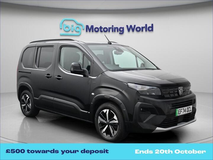 Peugeot E-Rifter 52kWh GT Standard MPV Auto 5dr (11kW Charger)