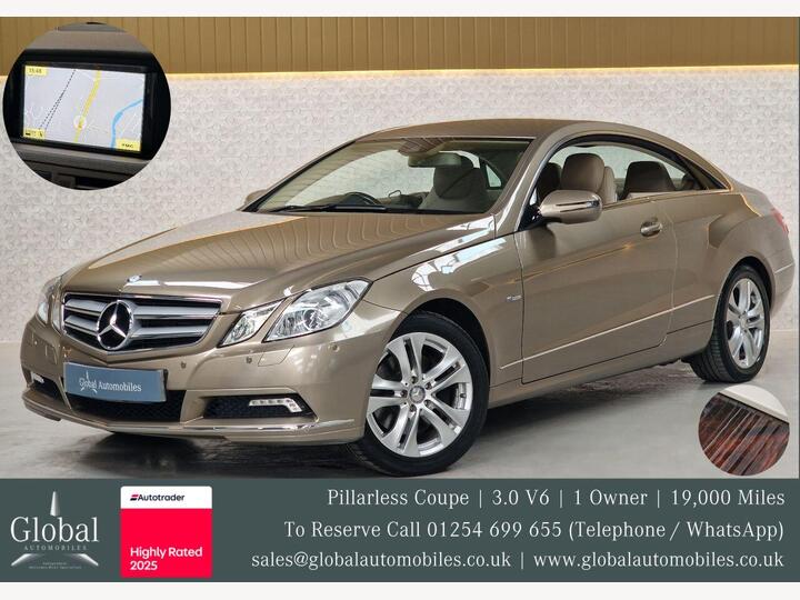 Mercedes-Benz E-CLASS 3.0 E350 CDI V6 BlueEfficiency SE G-Tronic Euro 5 2dr Mercedes-Benz E-CLASS 3.0 E350 CDI V6 BlueEfficiency SE G-Tronic Euro 5 2dr