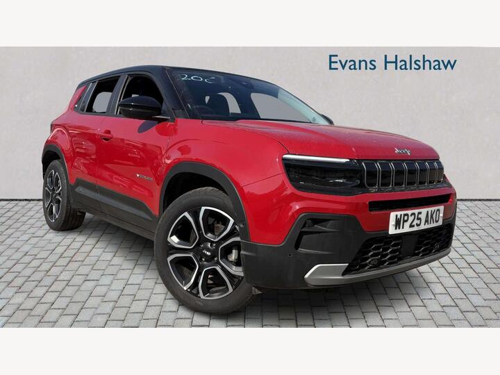 Jeep Avenger 1.2 Summit SUV 5dr Petrol Manual Euro 6 (s/s) (100 Ps)