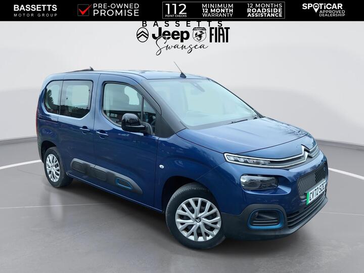Citroen BERLINGO 50kWh Feel M Auto 5dr (7.4kW Charger) Citroen BERLINGO 50kWh Feel M Auto 5dr (7.4kW Charger)