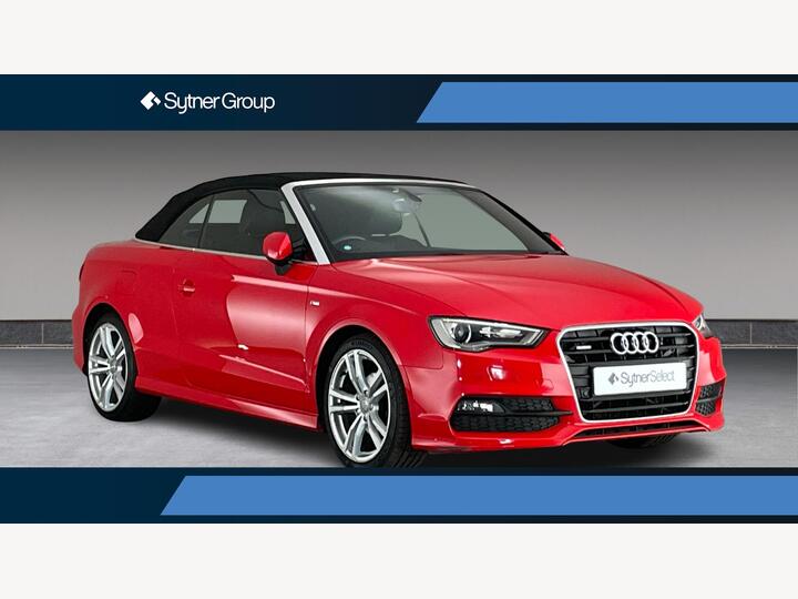 Audi A3 Cabriolet 2.0 TDI S Line Quattro Euro 6 (s/s) 2dr (Nav)