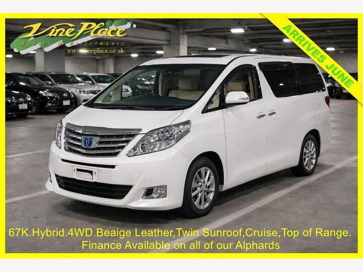 Toyota ALPHARD 2.4 Hybrid 4WD G-L Package, Auto, 7 Seats. + FINANCE AT Www.vineplace.co.uk Toyota ALPHARD 2.4 Hybrid 4WD G-L Package, Auto, 7 Seats. + FINANCE AT Www.vineplace.co.uk