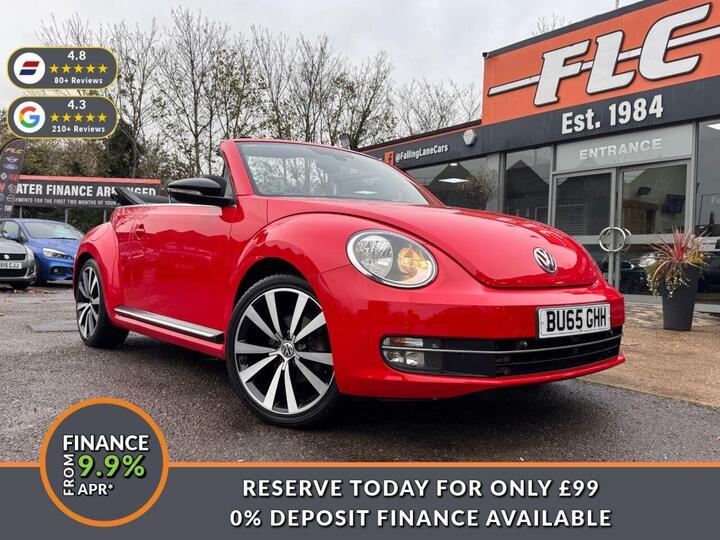 Volkswagen BEETLE 2.0 TDI BlueMotion Tech Sport Cabriolet Euro 6 (s/s) 2dr Volkswagen BEETLE 2.0 TDI BlueMotion Tech Sport Cabriolet Euro 6 (s/s) 2dr