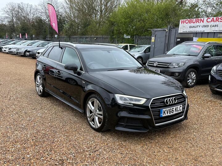 Audi A3 2.0 TDI S Line Sportback S Tronic Auto 6Spd Quattro Euro 6 (s/s) 5dr