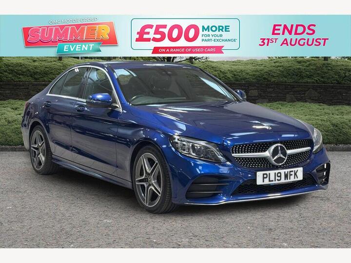 Mercedes-Benz C Class 2.0 C220d AMG Line (Premium) G-Tronic+ Euro 6 (s/s) 4dr