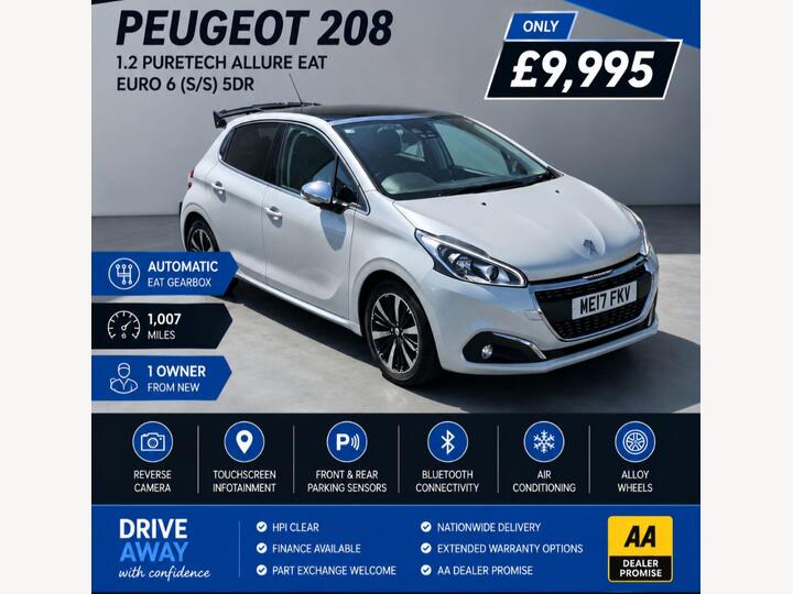 Peugeot 208 1.2 PureTech Allure EAT Euro 6 (s/s) 5dr