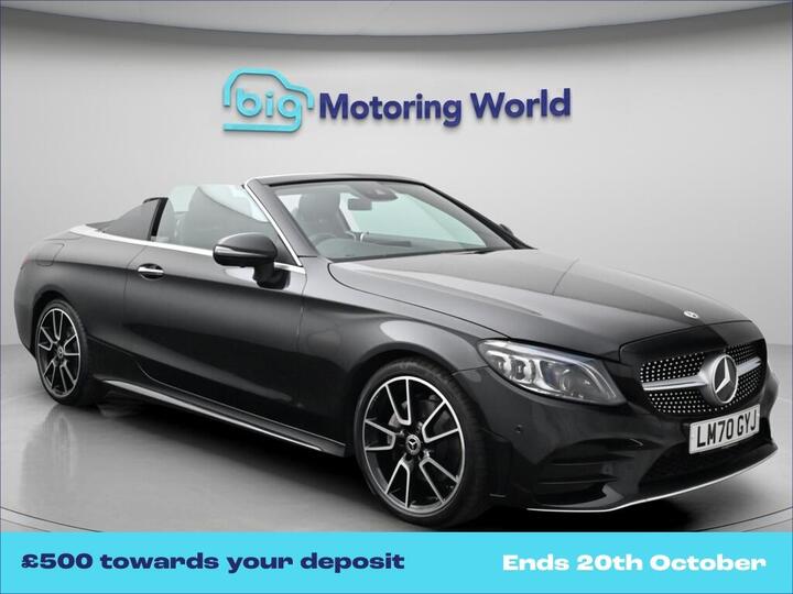 Mercedes-Benz C Class 1.5 C200 MHEV AMG Line (Premium Plus) Cabriolet G-Tronic+ Euro 6 (s/s) 2dr