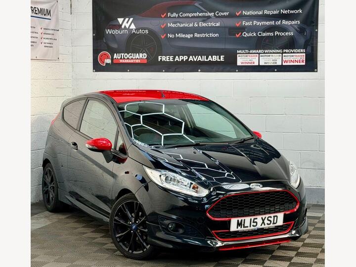 Ford FIESTA 1.0T EcoBoost Zetec S Black Edition Euro 6 (s/s) 3dr
