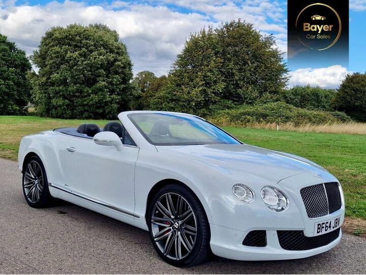 Bentley CONTINENTAL 6.0 W12 GTC Speed Auto 4WD Euro 5 2dr