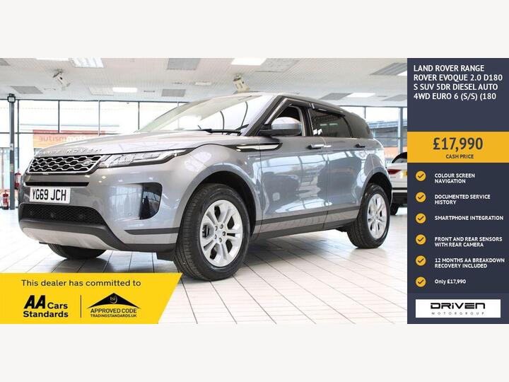 Land Rover RANGE ROVER EVOQUE 2.0 D180 S Auto 4WD Euro 6 (s/s) 5dr