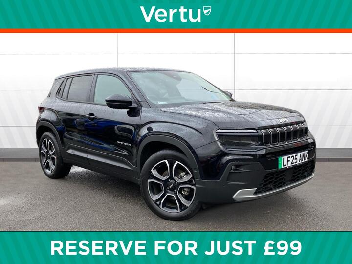 Jeep Avenger 54kWh E-Summit Auto 5dr Jeep Avenger 54kWh E-Summit Auto 5dr