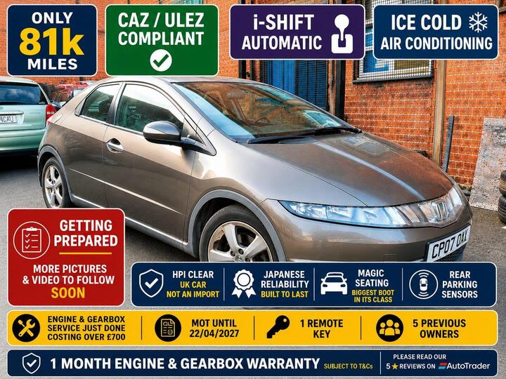 Honda Civic 1.8 I-VTEC SE I-Shift 5dr