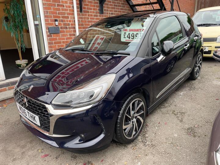 DS AUTOMOBILES DS 3 1.2 PureTech Prestige Euro 6 (s/s) 3dr DS AUTOMOBILES DS 3 1.2 PureTech Prestige Euro 6 (s/s) 3dr