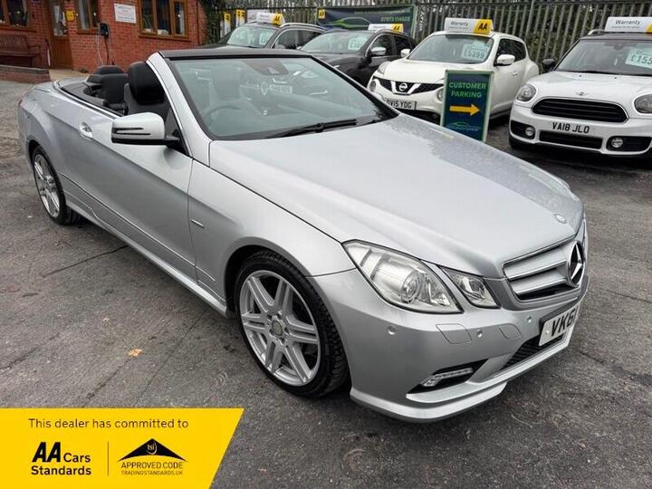 Mercedes-Benz E Class 2.1 E250 CDI BlueEfficiency Sport Cabriolet G-Tronic+ Euro 5 (s/s) 2dr Mercedes-Benz E Class 2.1 E250 CDI BlueEfficiency Sport Cabriolet G-Tronic+ Euro 5 (s/s) 2dr