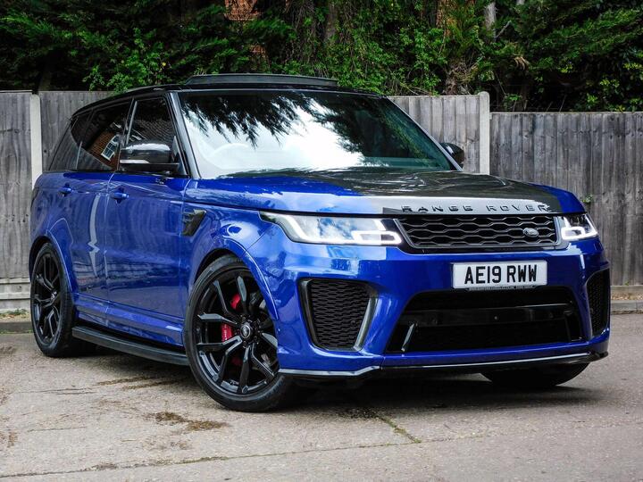 Land Rover RANGE ROVER SPORT 5.0 P575 V8 SVR Auto 4WD Euro 6 (s/s) 5dr Land Rover RANGE ROVER SPORT 5.0 P575 V8 SVR Auto 4WD Euro 6 (s/s) 5dr