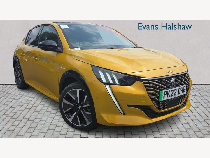 Peugeot E-208 50kWh GT Auto 5dr (7kW Charger)
