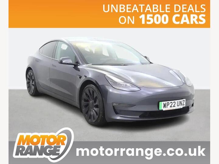 Tesla Model 3 (Dual Motor) Performance Auto 4WDE 4dr (Performance Upgrade)