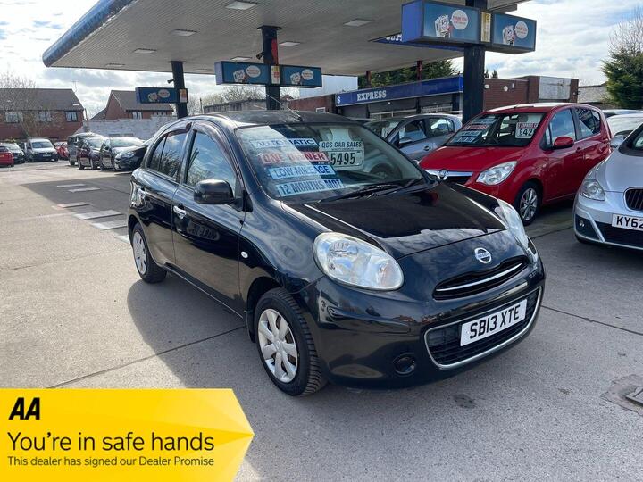 Nissan Micra 1.2 Acenta CVT Euro 5 5dr Nissan Micra 1.2 Acenta CVT Euro 5 5dr