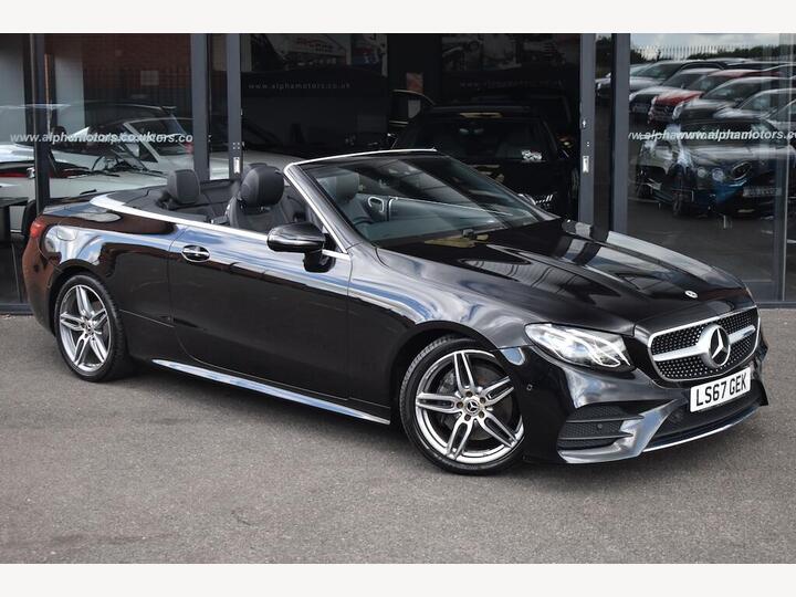 Mercedes-Benz E Class 2.0 E220d AMG Line (Premium) Cabriolet G-Tronic+ Euro 6 (s/s) 2dr