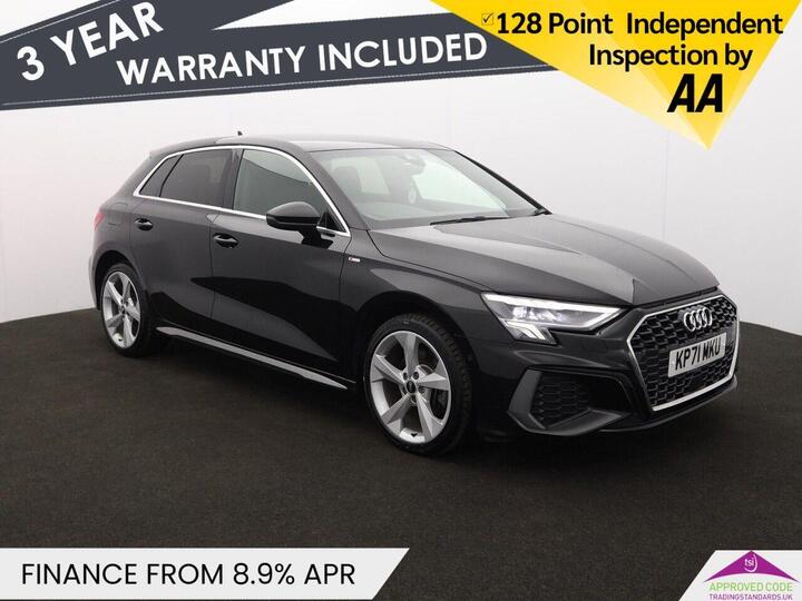 Audi A3 1.4 TFSIe 40 S Line Sportback S Tronic Euro 6 (s/s) 5dr 13kWh