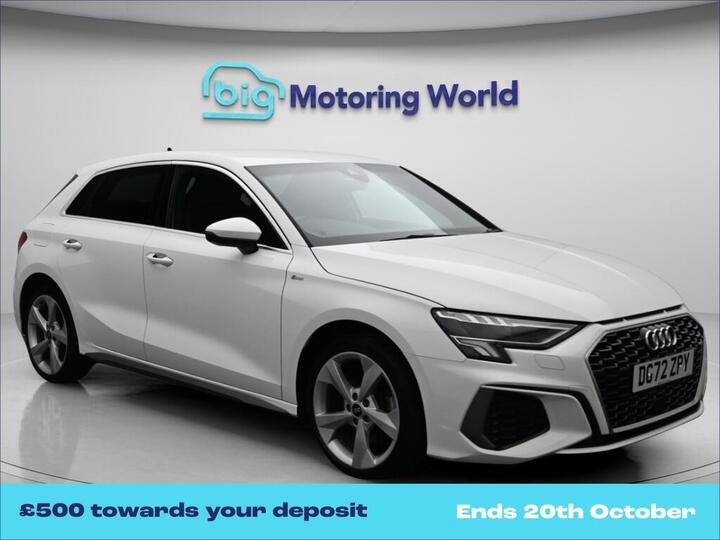 Audi A3 1.4 TFSIe 40 S Line Sportback S Tronic Euro 6 (s/s) 5dr 13kWh