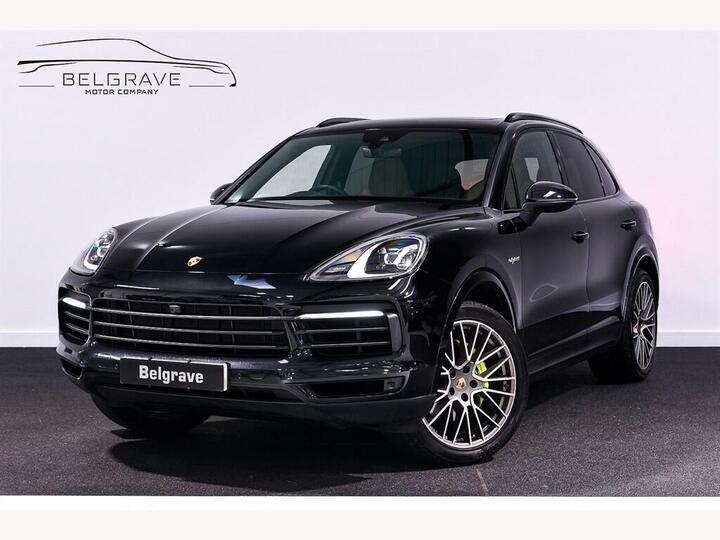 Porsche Cayenne 3.0 V6 E-Hybrid 17.9kWh Platinum Edition TiptronicS 4WD Euro 6 (s/s) 5dr (3.6kW Charger) Porsche Cayenne 3.0 V6 E-Hybrid 17.9kWh Platinum Edition TiptronicS 4WD Euro 6 (s/s) 5dr (3.6kW Charger)