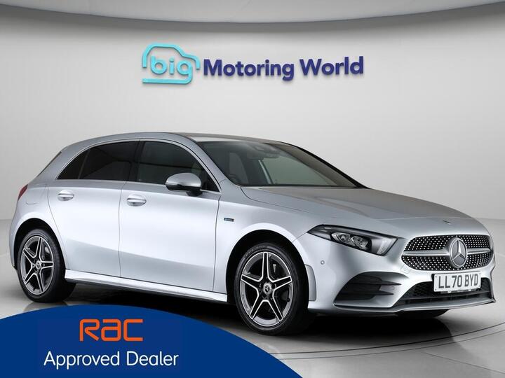Mercedes-Benz A Class 1.3 A250e 15.6kWh AMG Line (Premium 2) 8G-DCT Euro 6 (s/s) 5dr Mercedes-Benz A Class 1.3 A250e 15.6kWh AMG Line (Premium 2) 8G-DCT Euro 6 (s/s) 5dr