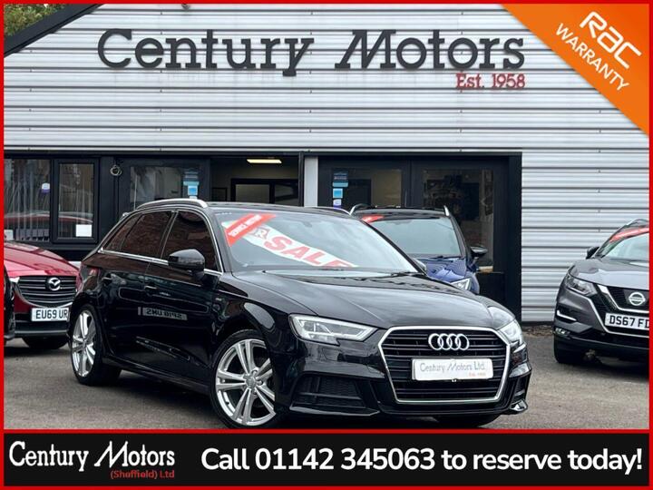 Audi A3 1.6 TDI 30 S Line Sportback Euro 6 (s/s) 5dr