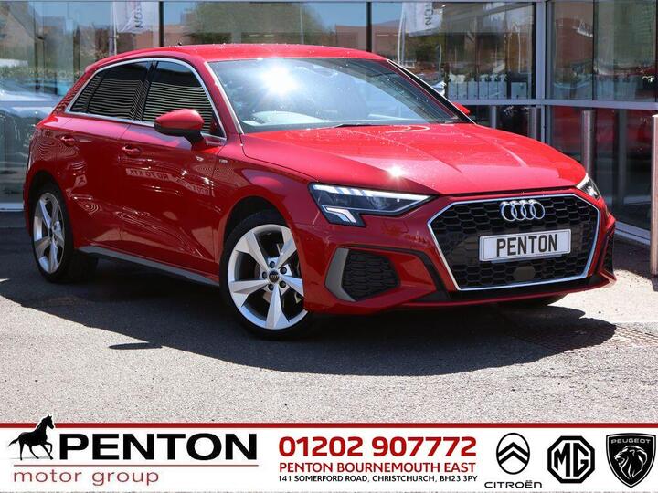 Audi A3 1.4 TFSIe 40 S Line Sportback S Tronic Euro 6 (s/s) 5dr 13kWh